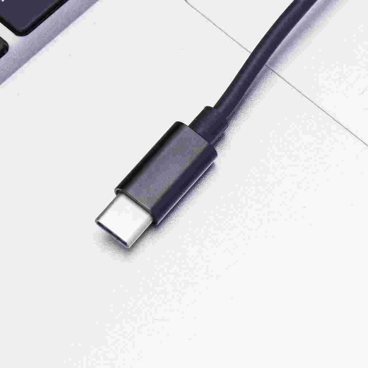 

2-in-1 USB Type C to 35mm Earphone Adapter USB- Cable 35 Jack Headphone Adapter for Phone (Black)