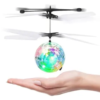 Brinquedo infantil indução colorida bola de cristal giroscópio indução inteligente bola flutuante brinquedo luminoso 1