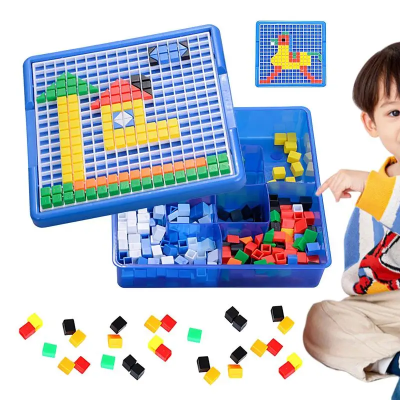 

Pattern Puzzles For Kids 585 PCS Enlightenment Jigsaw Puzzle Toy 36 Patterns Montessori Preschool Learning Toy Fine Motor Skill