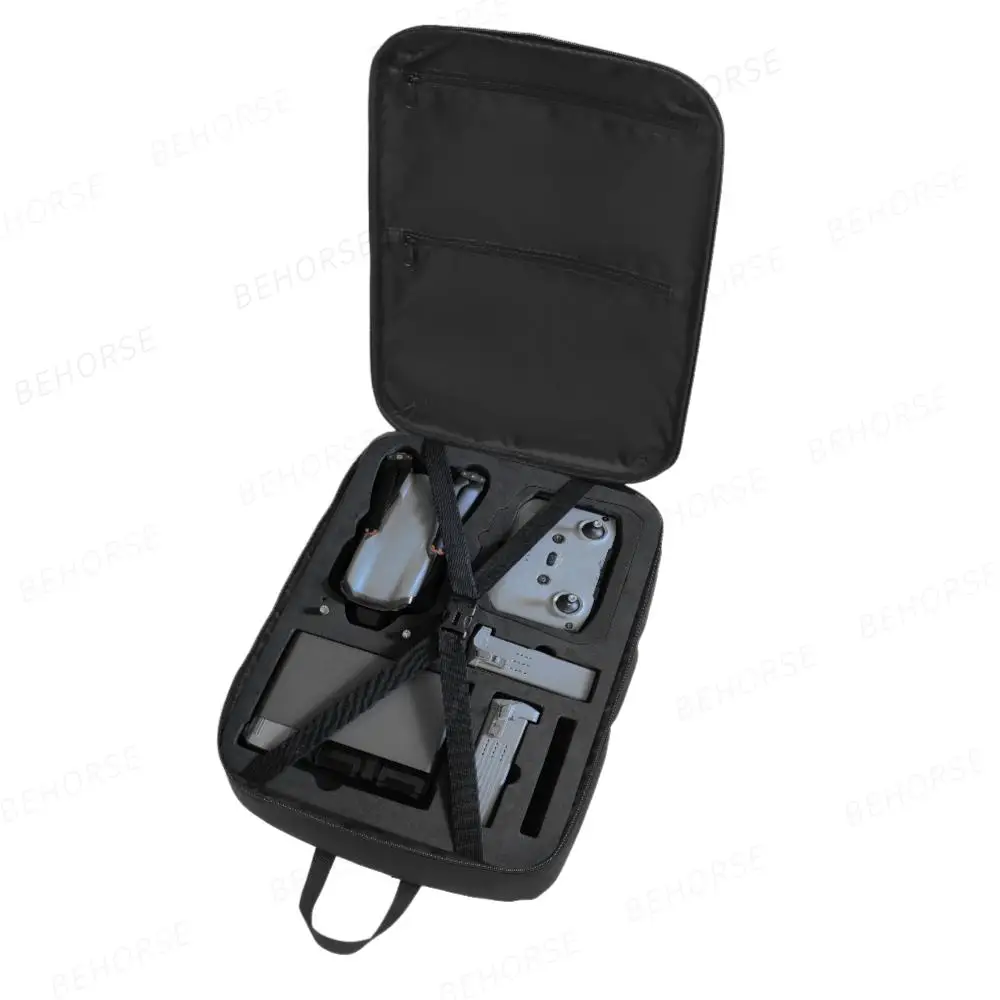 Vue latérale du sac à dos de transport étanche pour DJI Air 3S et Air 3 Fly More Combo, montrant sa robustesse.