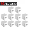 10pcs White