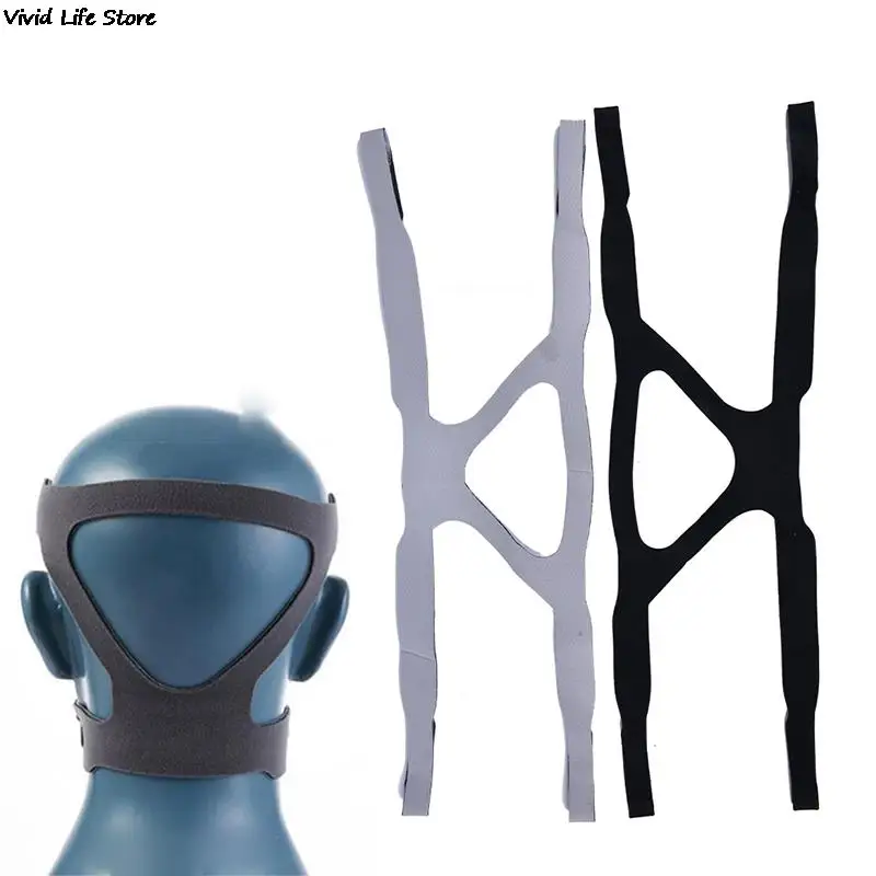 CPAP 마스크 없는 헤드 밴드, 범용 헤드기어, 컴포트 젤, 풀 마스크 교체 부품, 1 개