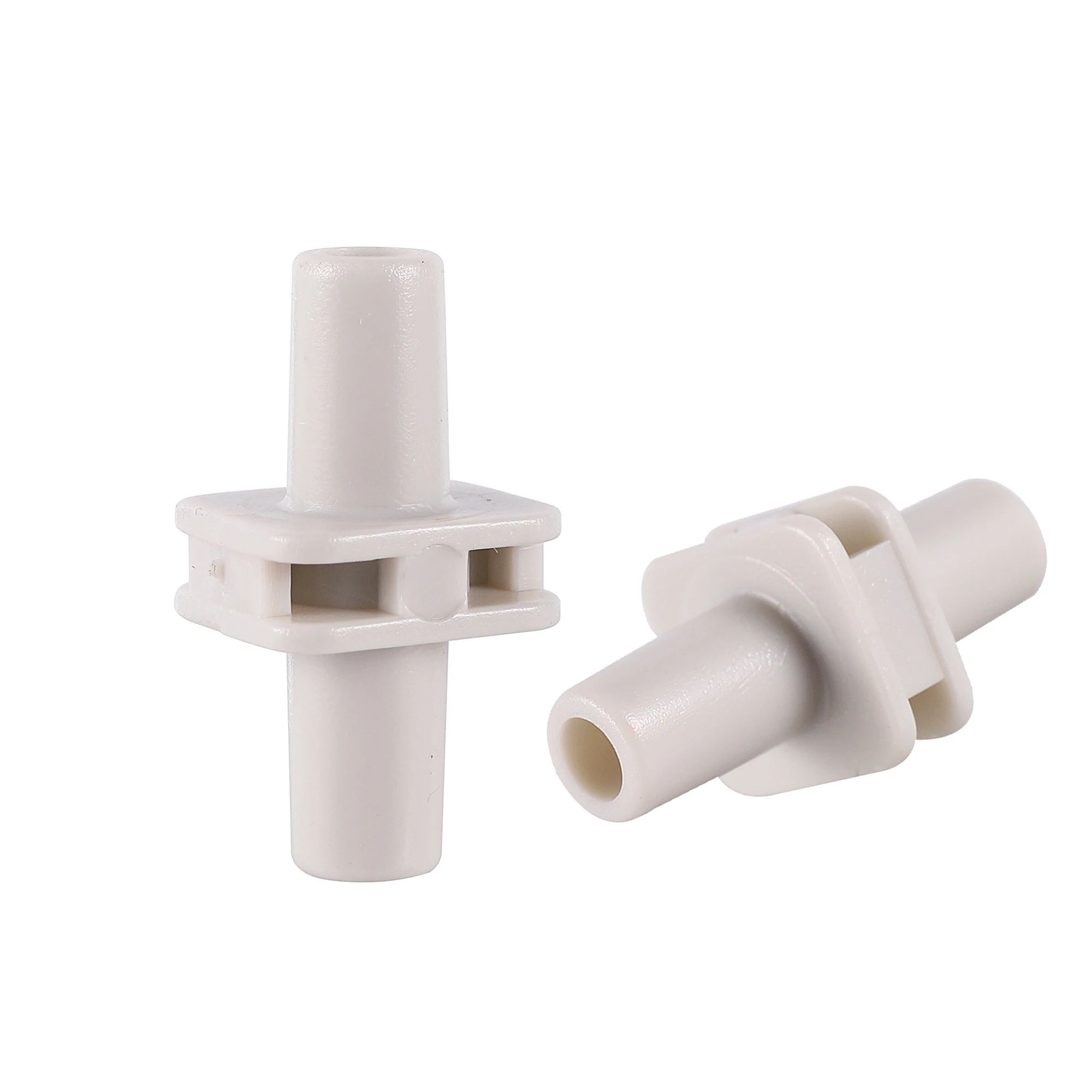 

50 Pcs 6mm white direct connector tube 1/4' garden garden hose connector pipe fittings plastic With micro-nozzle