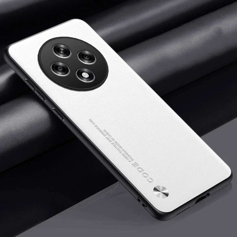 Luxury PU Leather & Carbon Fiber Matte Silicone Case