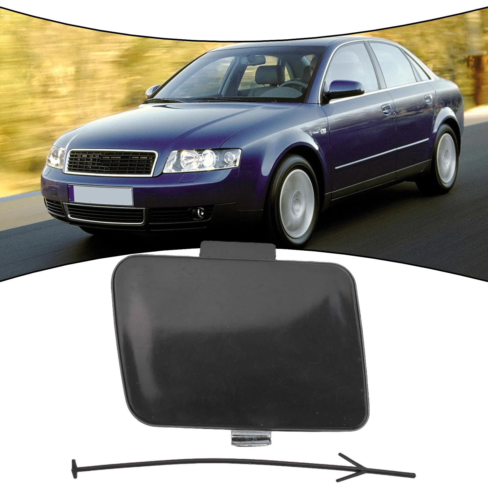 8E0807241 Bumper Towing Eye Hook Cover Cap Tie For 2002-05 Audi A4 S4 B6 QUATTRO