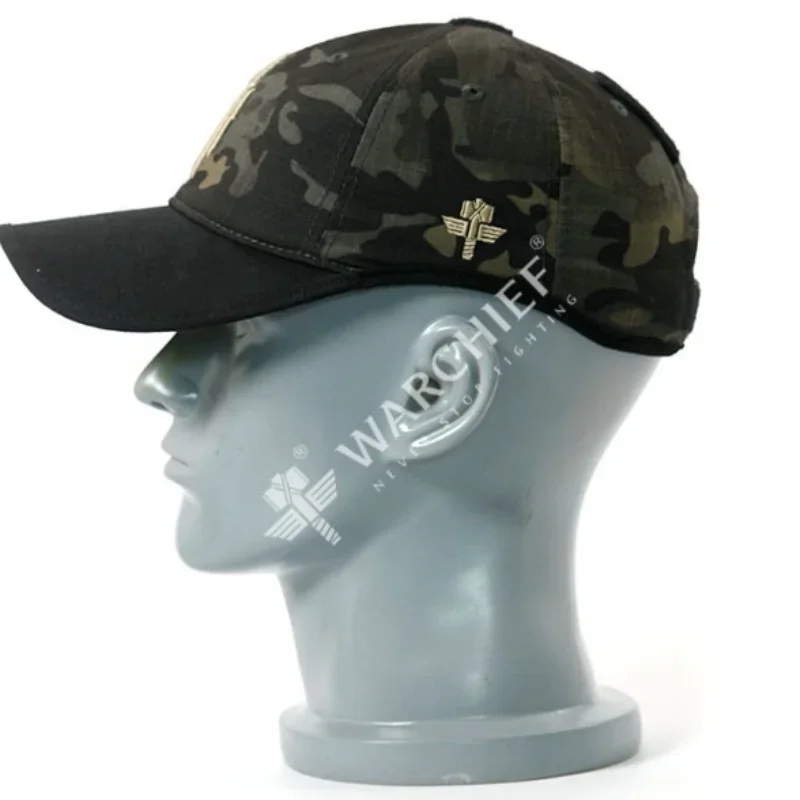 Casquette de pêche Poseidon Warchief bleu marine pour pêche maritime tactique