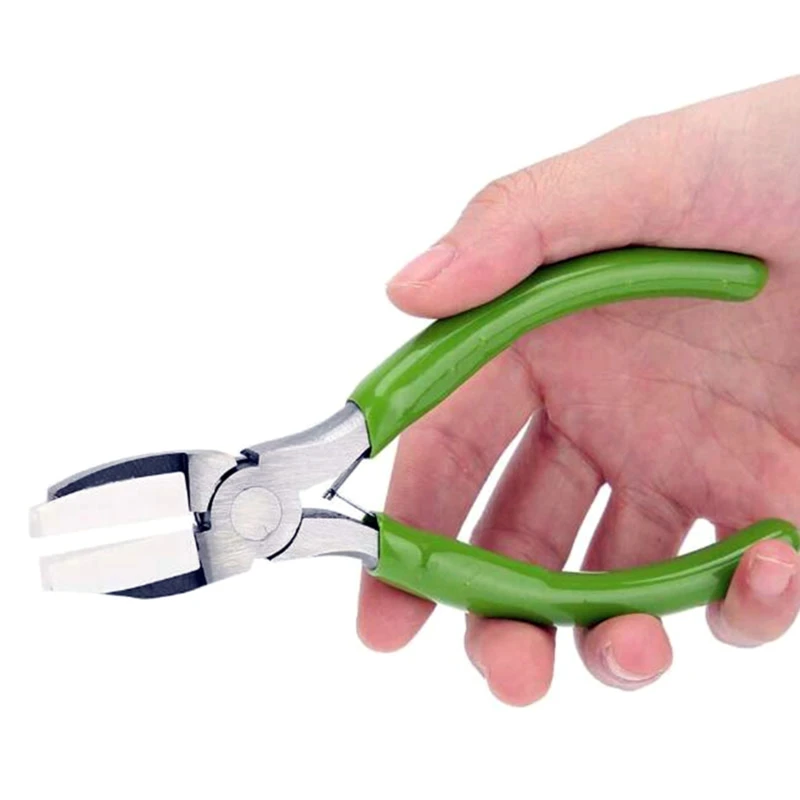 5.5-inch Jewelry Pliers Flat Nose Pliers Multifunctional Nylon Pliers with Ergonomic Handle Straightening Wire DIY Dropship 4