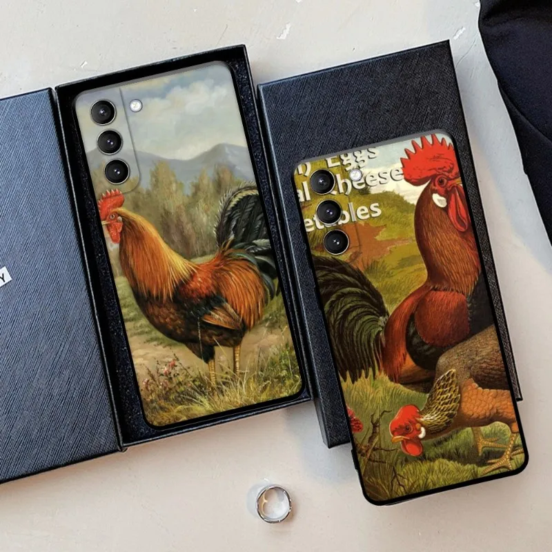 Custodia Per Telefono Chicken Hen Rooster Per Samsung Galaxy S22 23 21 S20 Fe Ultra S10 S9 S8 Plus S10E Note 20Ultra 10Plus Cover