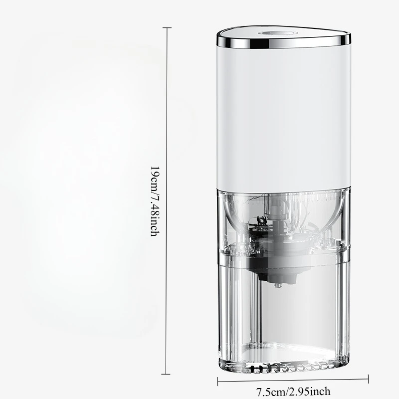 Enhanced Electric Burr Coffee Grinder - Premium Household Bean Mill & Manual Brewer