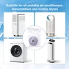 Roof Window Air Conditioning , White And Waterproof Window For Mobile Air Conditioners 6