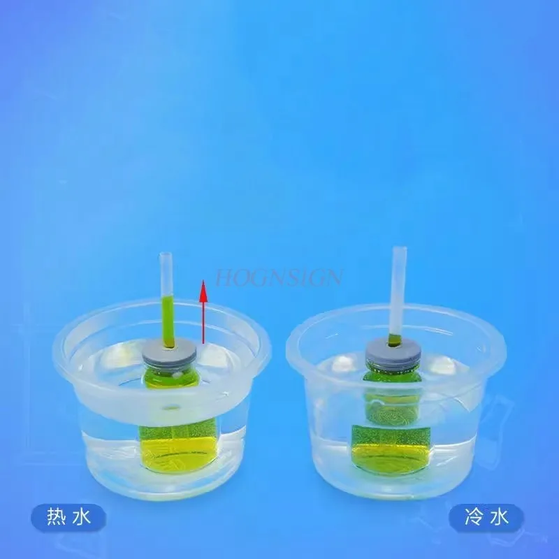 1세트 냉축 DIY 재료 패키지 학생 과학 기술 장비 및 열팽창 실험