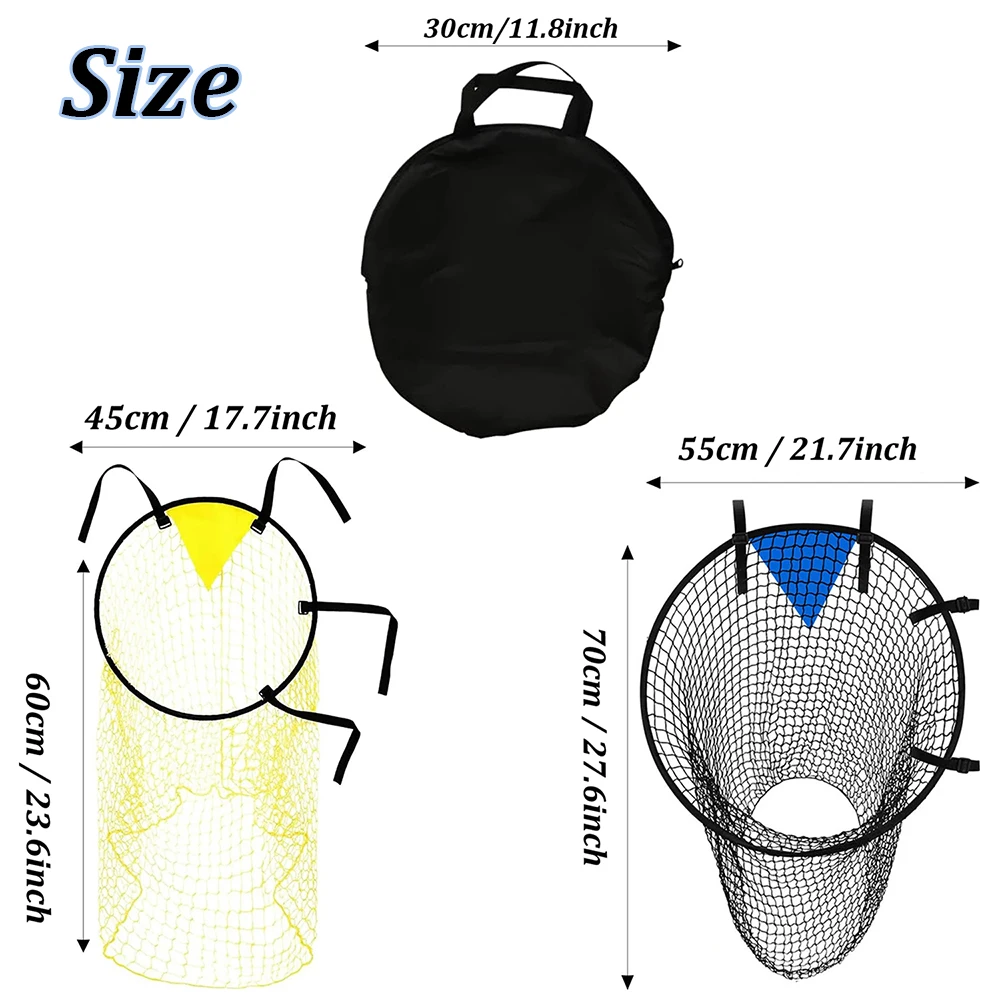 Soccer Football Target Net Foldable Football Training Net Outdoor Throwing Target For Kicking Accuracy Training soccer goal net