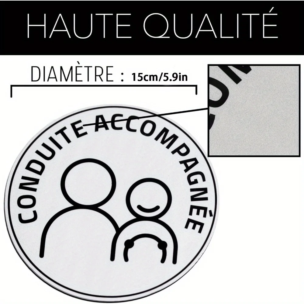 New Driver Creative Car Magnet Sticker - Anti-Scratch Safety Sign