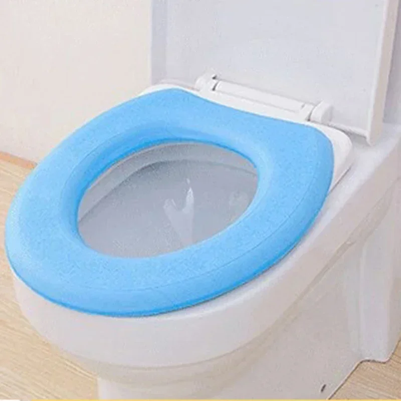 O-shape Toilet Seat Cover Washable Closestool Mat Toilet Cover Accessories toilet seat cover