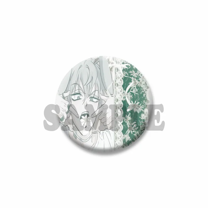 Cute Anime Pins Handmade Round Brooch Cartoon Cosplay Badge - Adorable Jewelry Accessories & Gifts