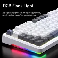 AULA F87 Pro Mechanical Keyboard 2.4g/Usb/Bluetooth Tri Mode Wireless 87 Key Rgb Pbt Gasket 5 Layer Silencing Full Key No Impact - Image 2