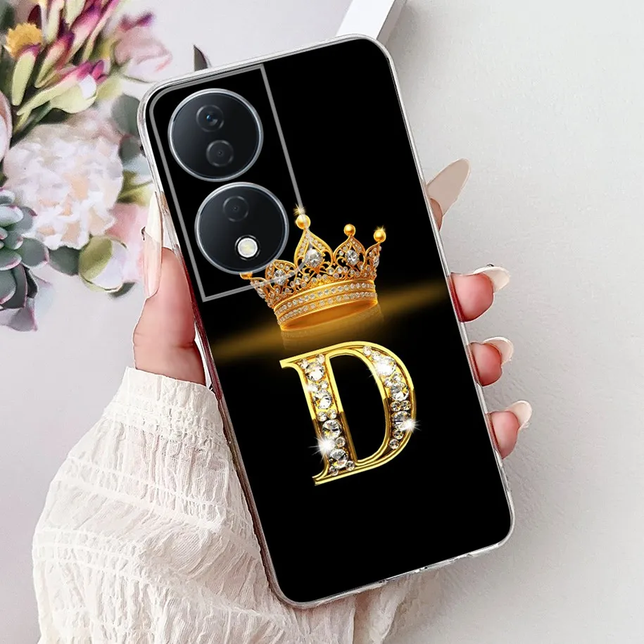 Cute Letters Soft Silicone Phone Case for Honor - Durable and Stylish Cover