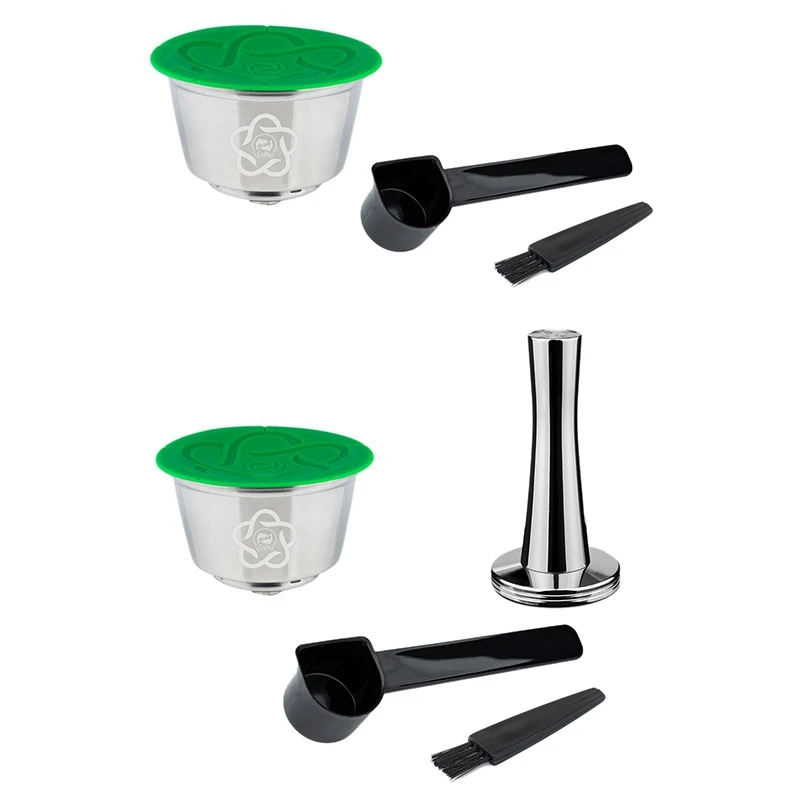 

For Gusto Reusable Capsules, Taste Capsules, Reusable, For Gusto Compatible Stainless Steel Filter Capsule