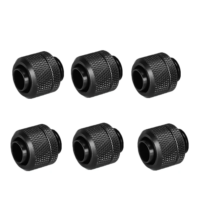 Kit de Encaixe de Tubo Macio para Tubulação Conector de Compressão Manual Preto e Prata 10 mm 13 mm 10 mm 16 mm 8 - Imagem 2