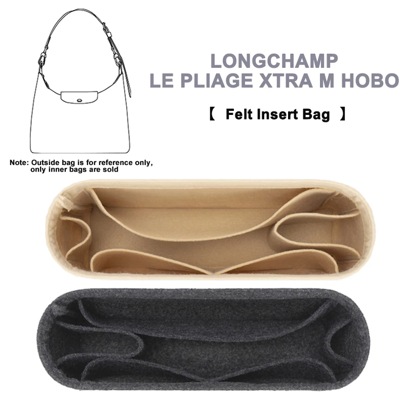 Evertoner Adatto Per Le Pliage Xtra M Hobo Bag Feltro Panno Inserto Borsa Organizer Borsa Liner Borse Cosmetiche Trucco Borsa Organizer In