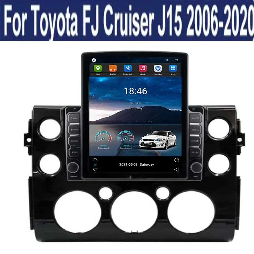 

9.7" Android 13 For Toyota FJ Cruiser J15 2006 - 2035 Tesla Type Car Radio Multimedia Video Player Navigation GPS RDS 2 Din Cam