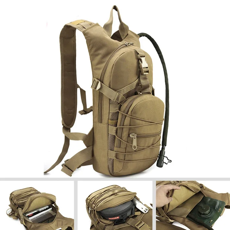 

Легкий тактический рюкзак, сумка для воды, рюкзак для выживания на верблюде, походный рюкзак с гидратором, военный рюкзак, рюкзак для кемпинга, велосипеда, рюкзак