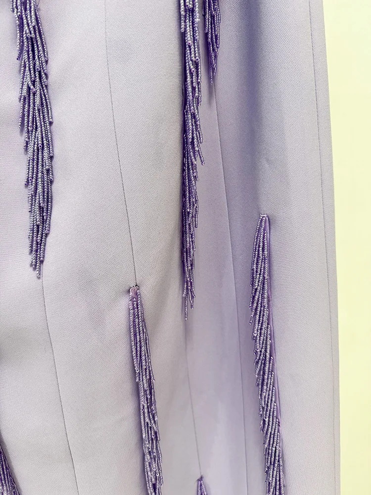 توب ستار فستان ماكسي مطرز