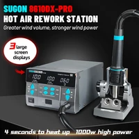 SUGON 8610DX-PRO Desoldering Station Constant Temperature Digital Display Soldering Station 1000w High Power Mobile Phone Repair 2