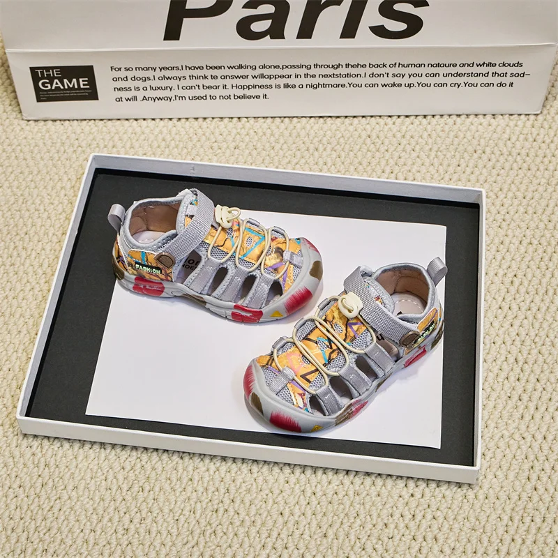Non Slip Kids Sports Sandals Summer Beach Shoes