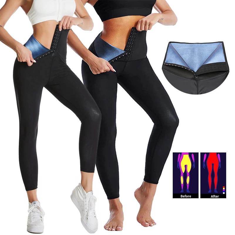 

Waist Trainer Legging Sauna Sweat Thermal Suit Fat Burn Pants Weight Lose Gym Fitness Shapewear Neoprene Corset Exercise Clothes