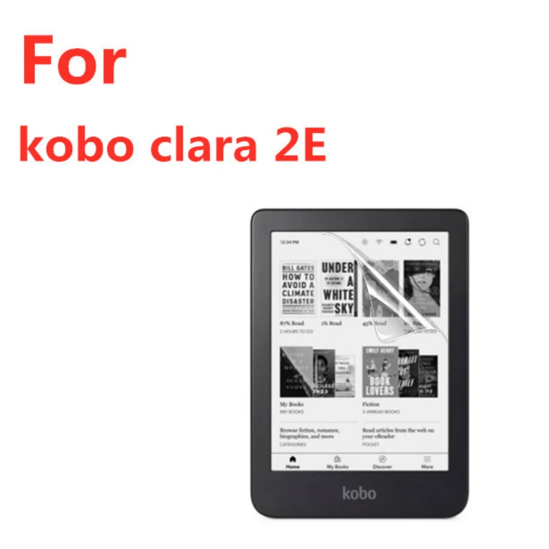 For Kobo Clara 2E 9H Tempered Glass Screen Protector Clara2E 6 Inch Hd Protective Film Hd Matte Frosted Anti Fingerprints