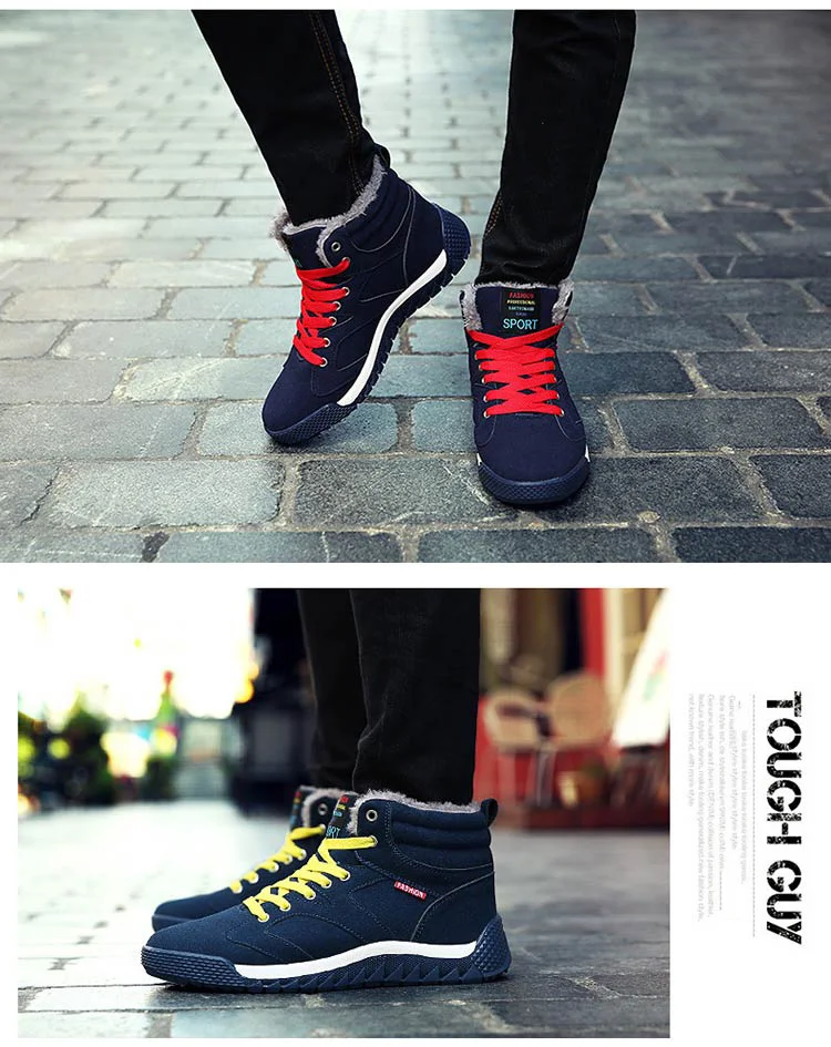 Bild 17.jpg Cozy Winter Men's Snow & Hiking Boots: Plush. Warm. Non-slip - true deals club