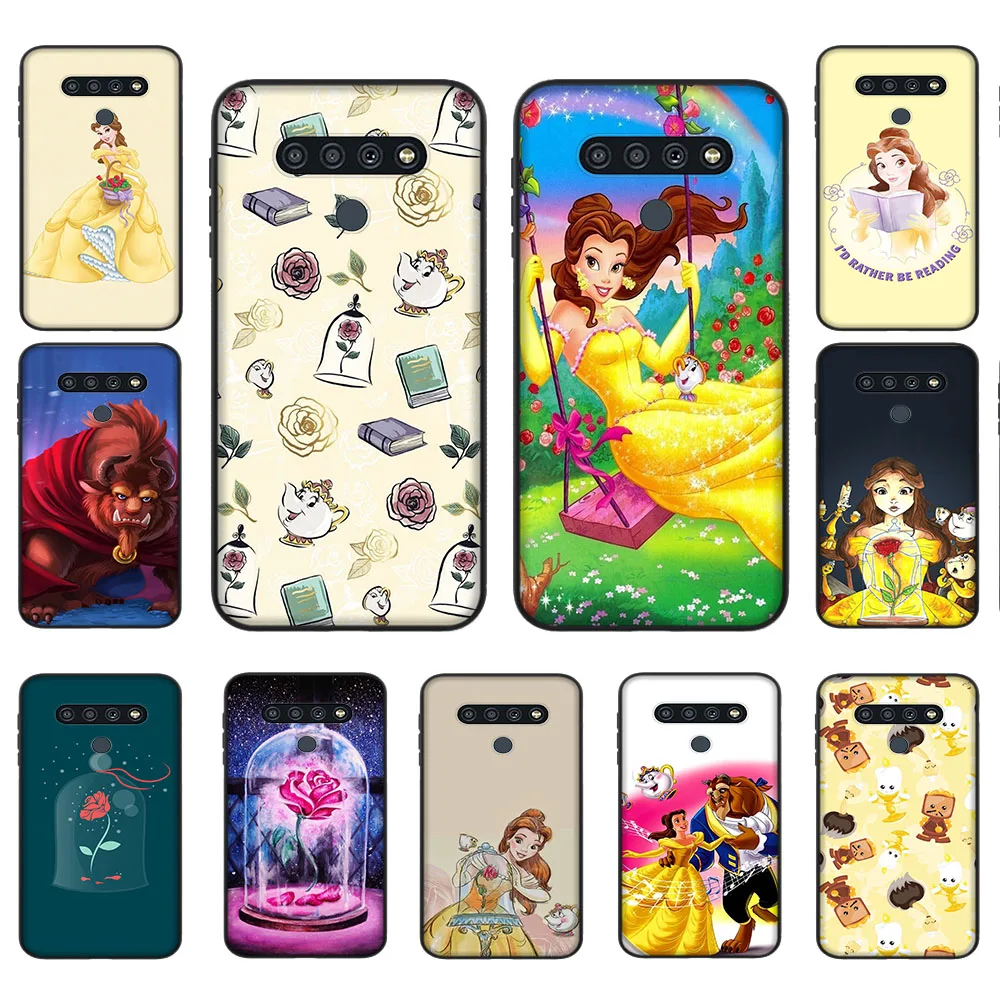 Custodia Morbida Per Xiaomi Redmi Note 10 10T 10S Pro Max Black Cover Dl-4 Beauty And Beast