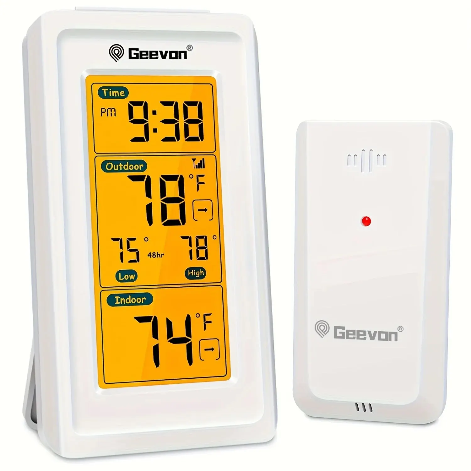 GEEVON-Indoor-Outdoor-Thermometer-Wireless-Digital-Thermometer-Room ...