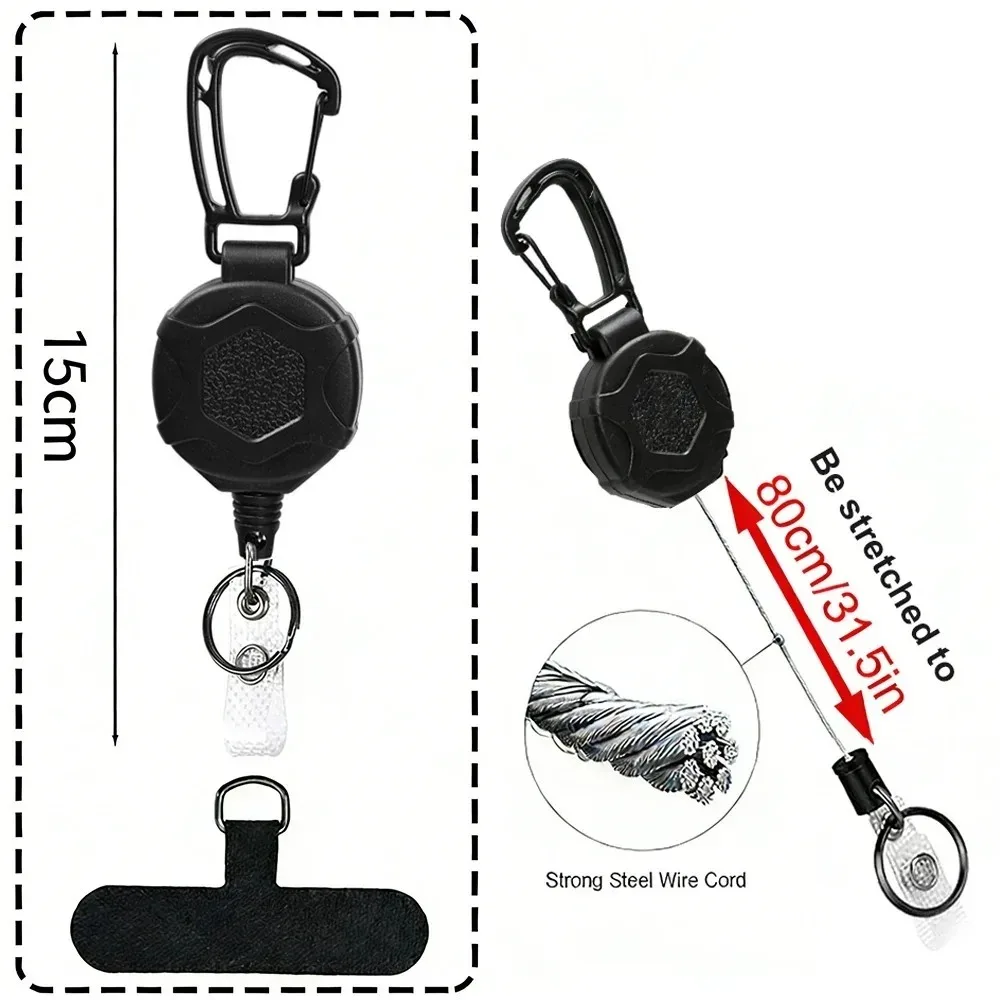 Retractable Anti-Theft Phone Holder with Belt Clip - Pack Options Available