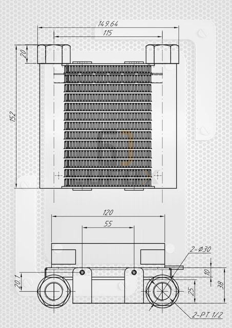 Radiatore Olio Idraulico Raffreddato Ad Aria 10L/min - Per Macchine CNC E Sistemi Idraulici - Foto 12