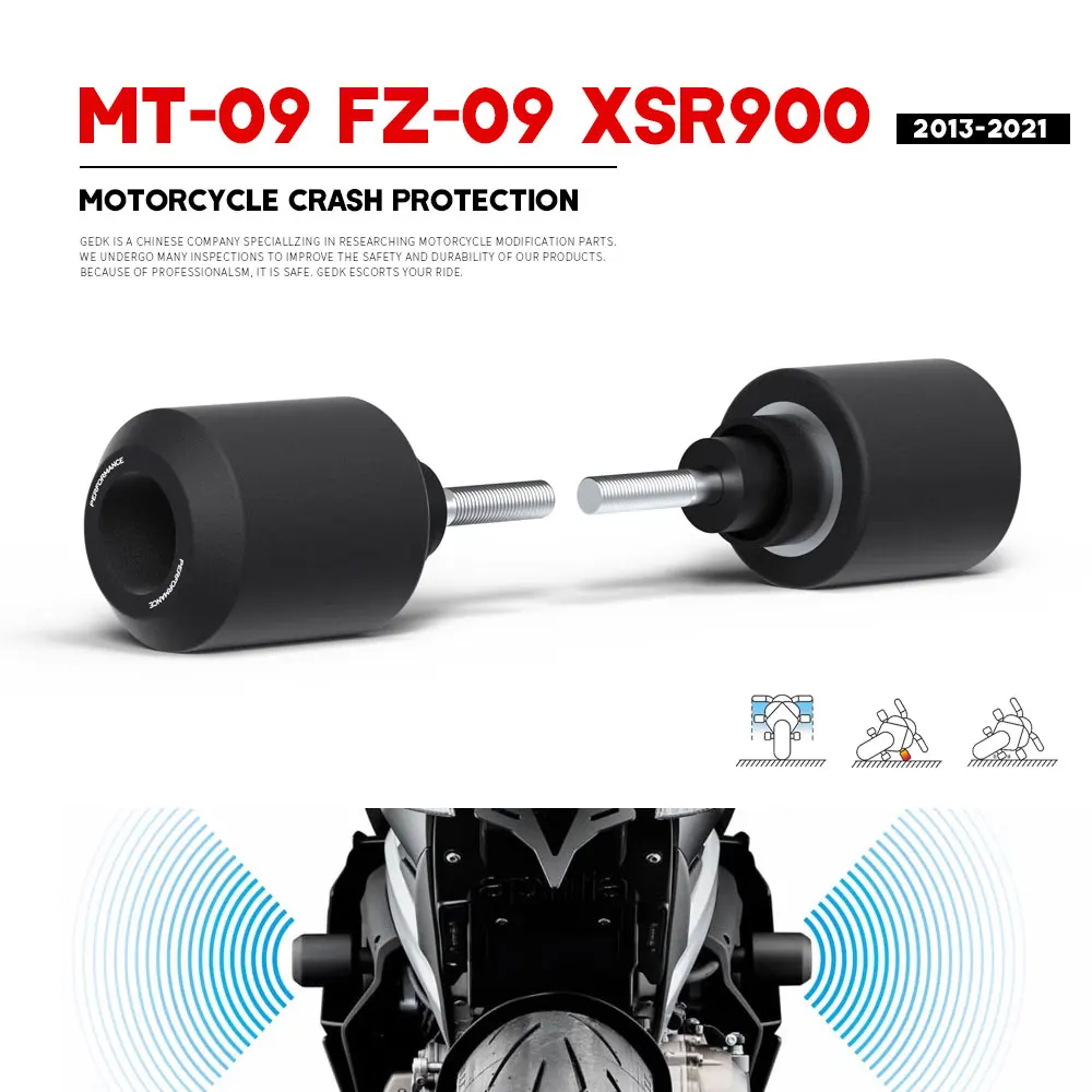 MT09 TRACER 900 GT ABS Frame Slider Crash Protector For YAMAHA MT-09 XSR900 TRACER900 Motorcycle Falling Protection Crash Pad