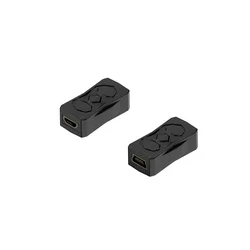 Compact USB 2.0 to Micro USB - C Charging and Data Adapter - High - Speed 480Mbps Converter - 2 PCS (Micro F - Mini usb F)