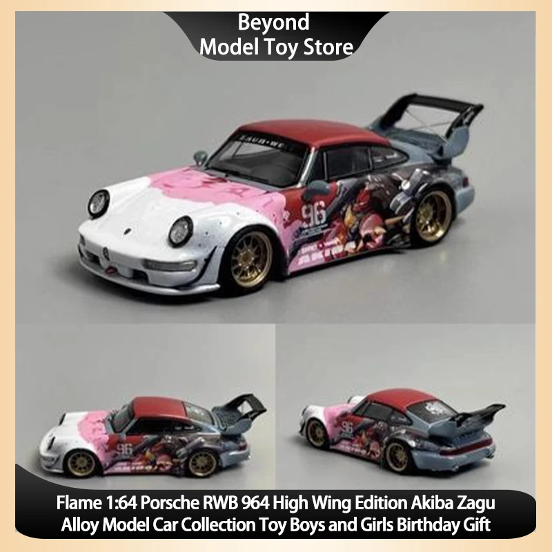 Flame 1:64 Porsche RWB 964 High Wing Edition Akiba Zagu
