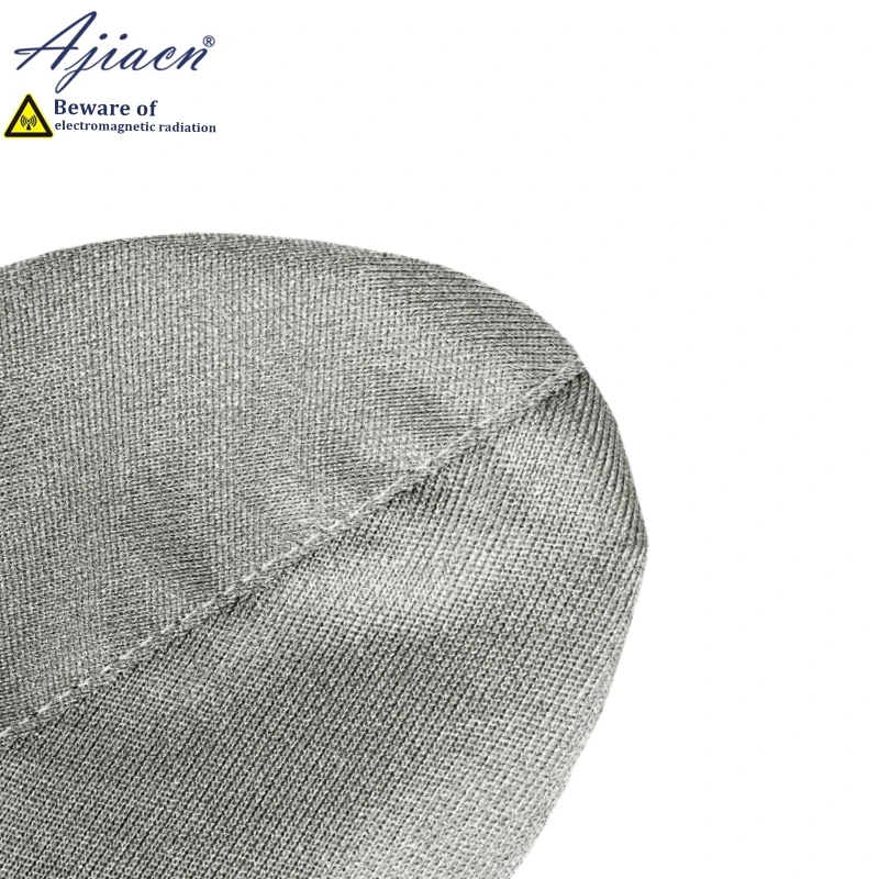 Anti-radiation 100% silver fiber knitted fabric socks comfortable breathable, durable electromagnetic radiation protective socks