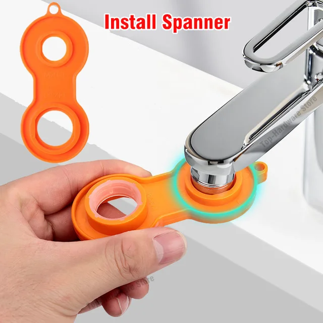 1080° Universal Rotation Faucet Extender Sprayer Head Kitchen Robot Arm