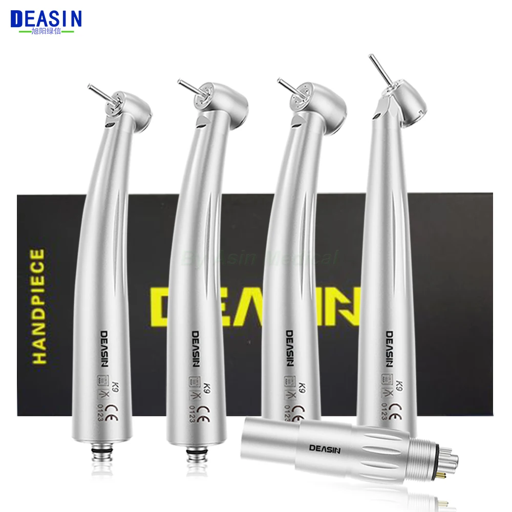 

Dental Air turbine Electric High Speed Air Turbine handpiece connect N-type LED couplings 4 Water Spray Dentist Tools
