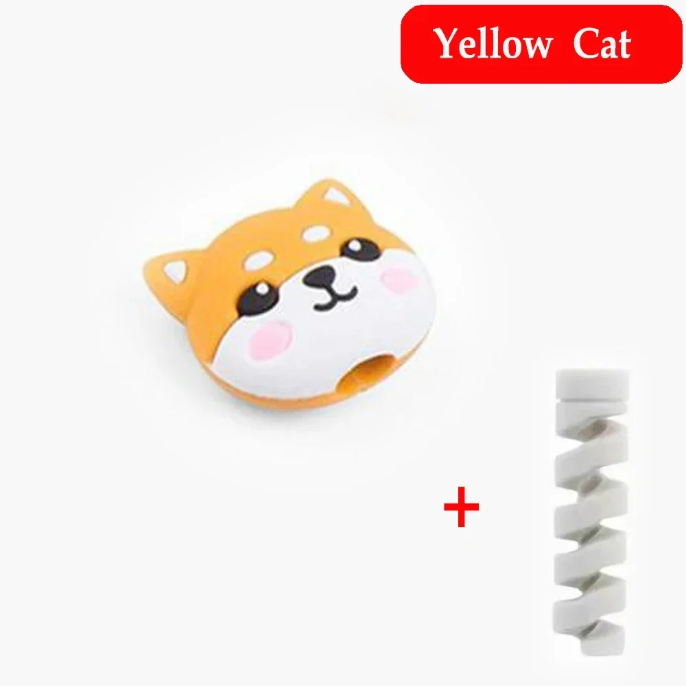 Silicone USB Cable Organizer and Protector - Durable Cable Winder and Charger Wire Saver