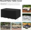 Waterproof Outdoor Terrace Garden Furniture Cover Rain And Snow Chair Cover Sofa Table And Chair Dust Cover 1