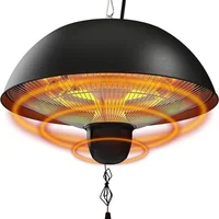 Hanging Patio Heater, 1500W Outdoor/Indoor Electric Patio Heater, Infrared Patio Heater, with 3 Adjustable Modes 1