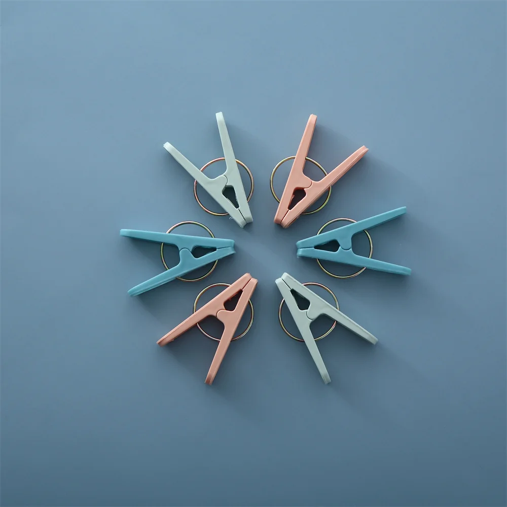 Windproof clothespins air drying clothes socks underwear fixed pins for household small clips food snack bag sealing 30pcs