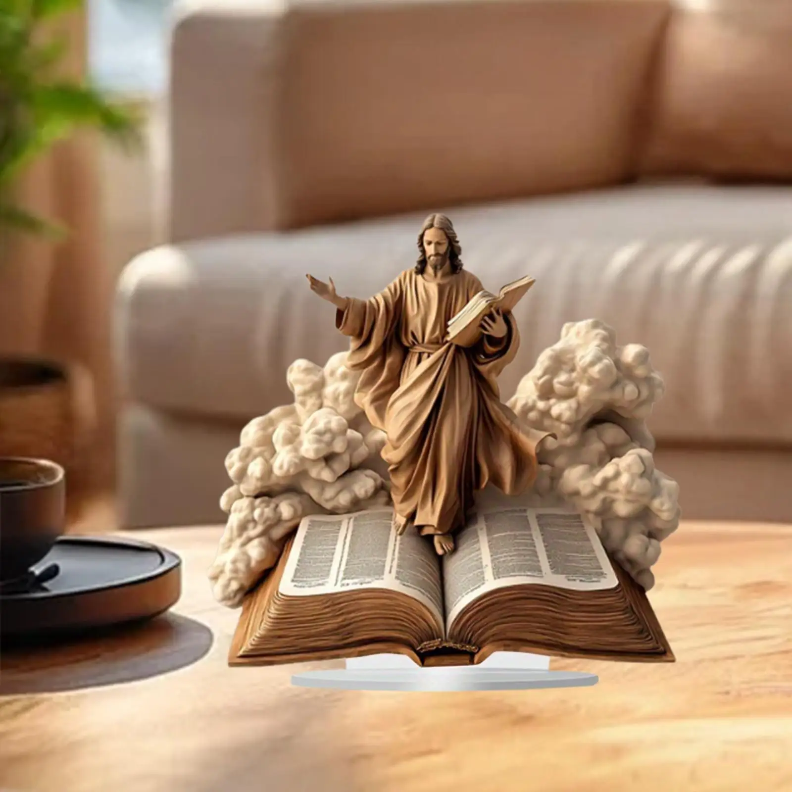 Jesus Ornament Christian Saint (9.06 x9.06 Inches) Party Favors Home Decor