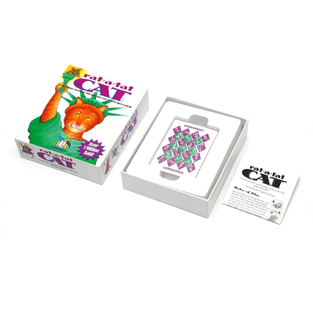 Rata Tat Roll Cat - Fun Numbers card Game with Cats (and a few rats) For Ages 6 and up ﻿Board game 3
