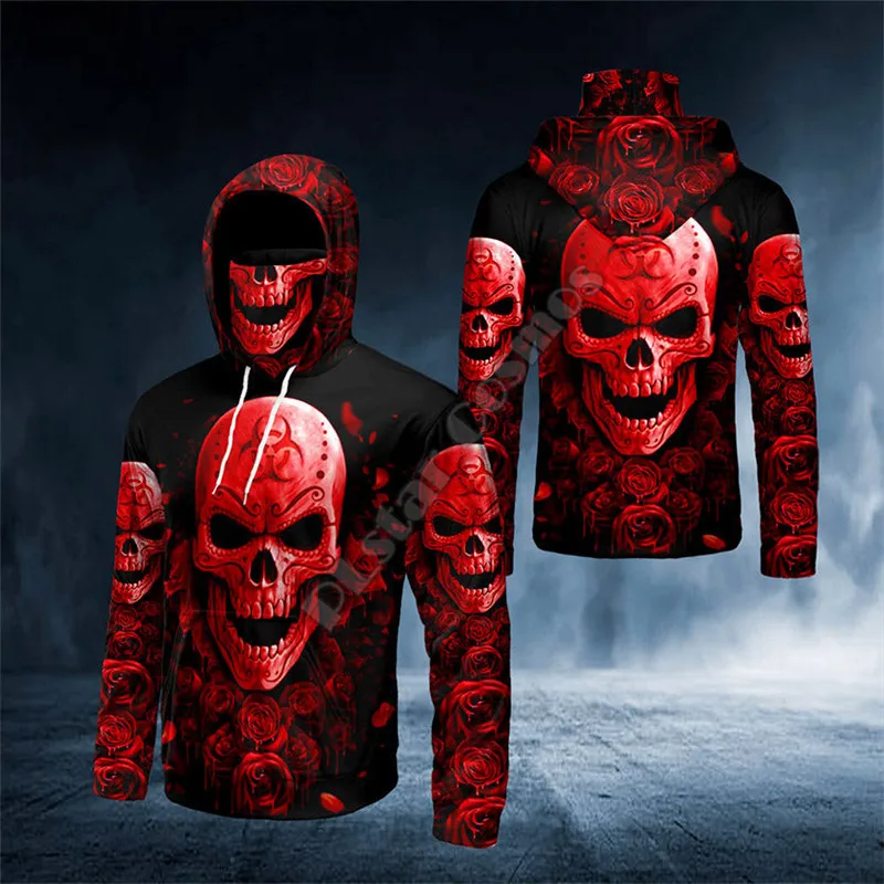 Ragnar Lothbrok Norse Myth King Viking 3D Printed Bandana Hoodie US Size Women Men Casual Pullover Hoodie Mask Warm