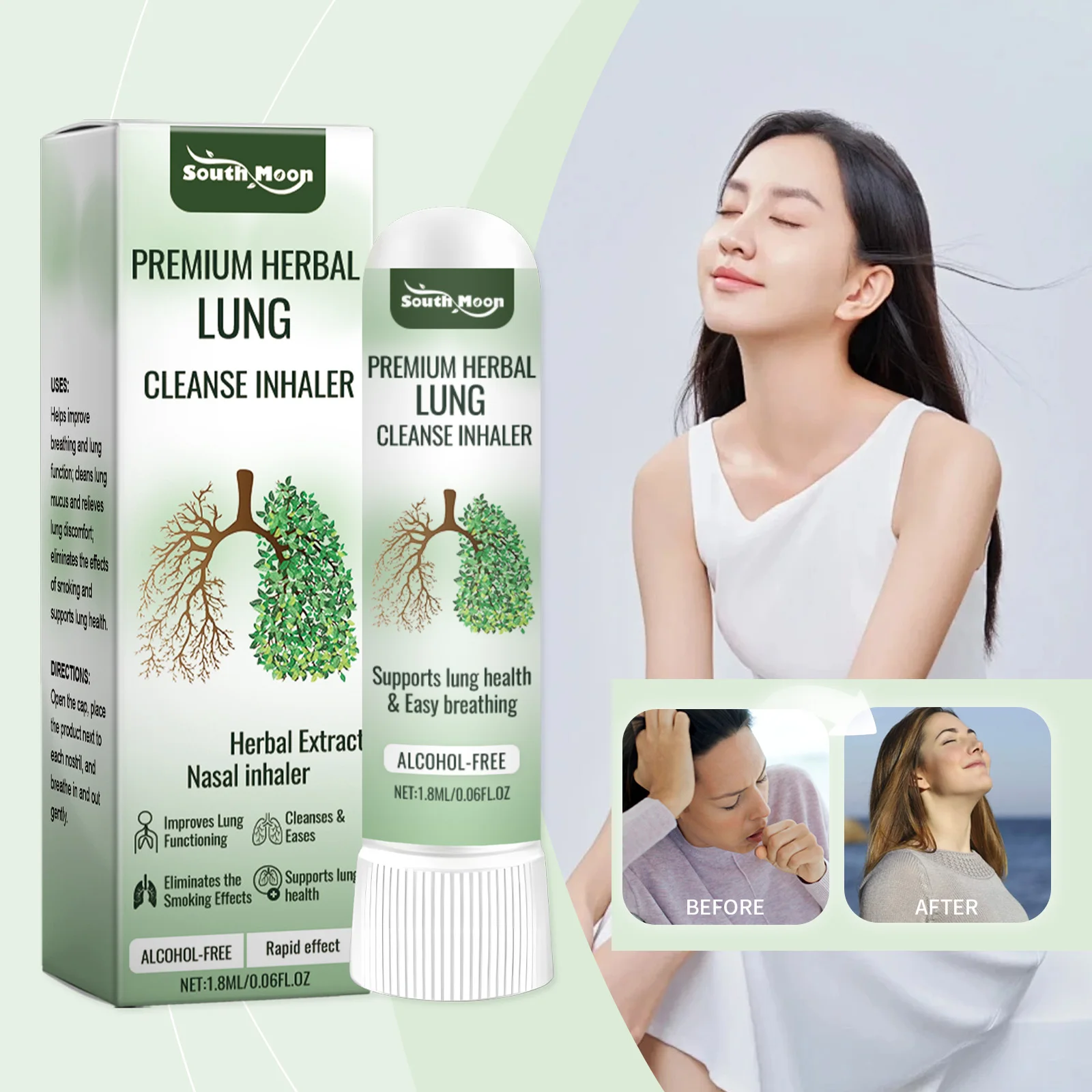 Lung Cleansing Inhaler Improves Lung Function Supports Health